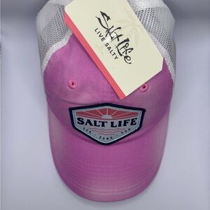 Salt Life Pink Ombre Mesh Back Trucker Hat